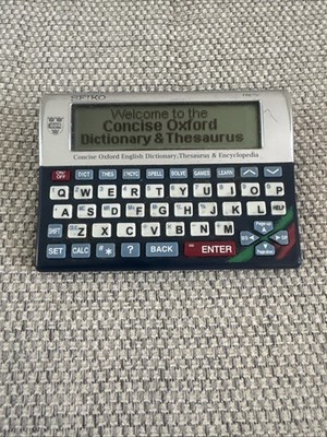Seiko ER6700 Concise Oxford English Dictionary Thesaurus Encyclopedia - Working