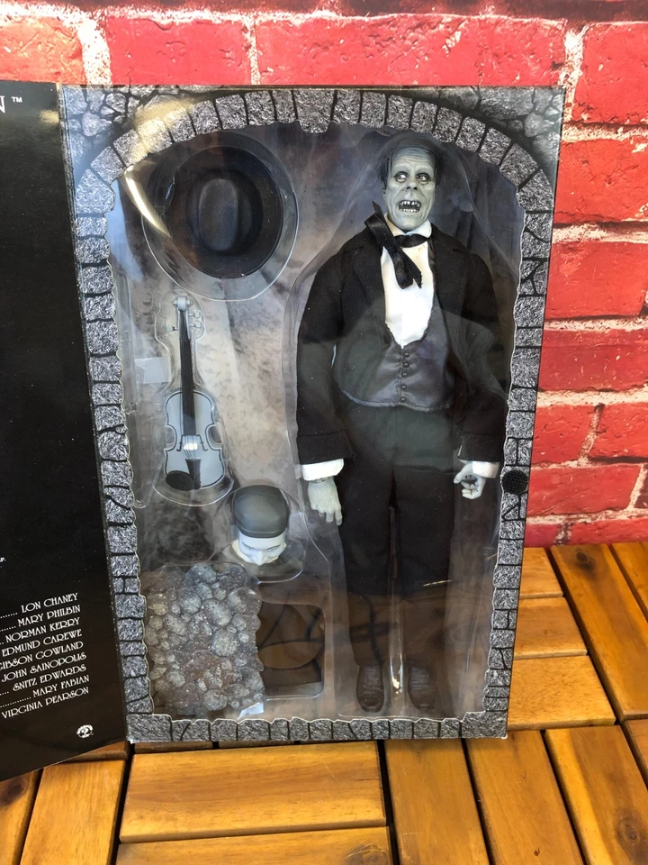 Figura de 12" Sideshow Collectibles Phantom of the Opera 2002 edición pantalla plateada Foto 3 de 4