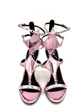 Giuseppe Zanotti Azalea Metallic Stiletto Sandal 35.5