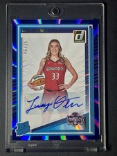 2025 WNBA Donruss 🏀 Lucy Olsen Auto #d/25 Rated Rookie Blue Laser Mystics RC