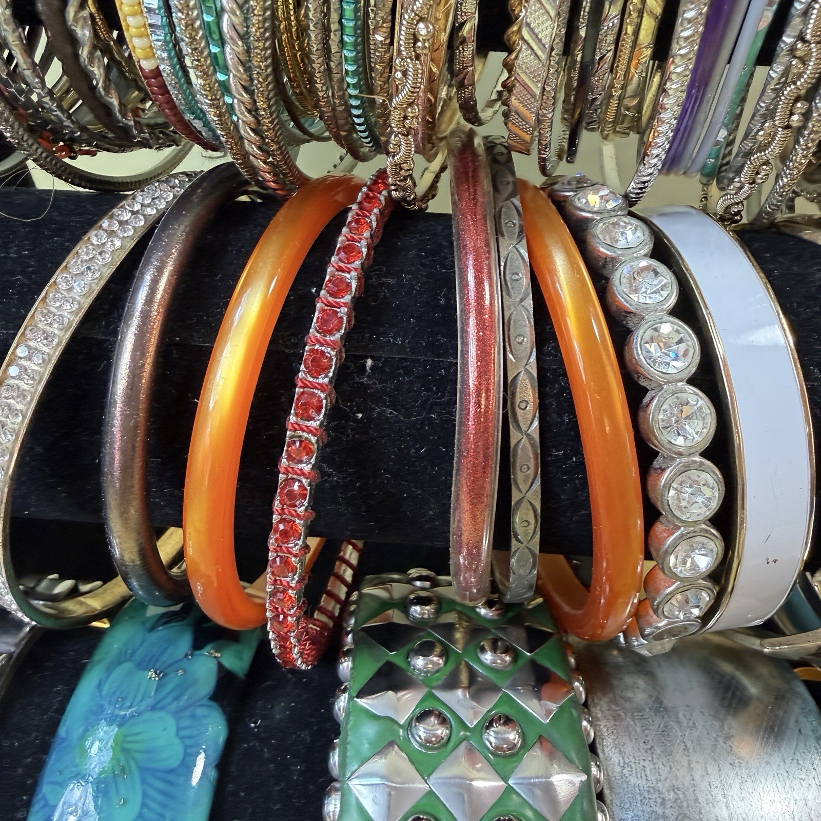 Bulk Lot 130 Bangle Bracelets Stackable Bracelet … - image 8