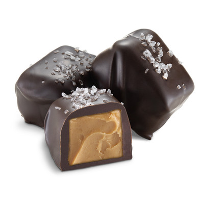 Albanese Dark Chocolate Peanut Butter Meltaways with Sea Salt  Free Ship!