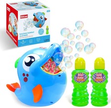 Kidzlane Bubble Maker Machine for Kids - Big Bubbles Speed Blower for Toddler's