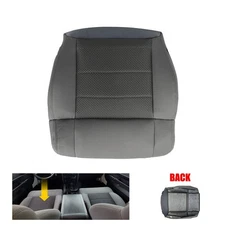 Front Left Bottom Seat Cover Breathable Cloth Gray for 2007-2010 Jeep Wrangler