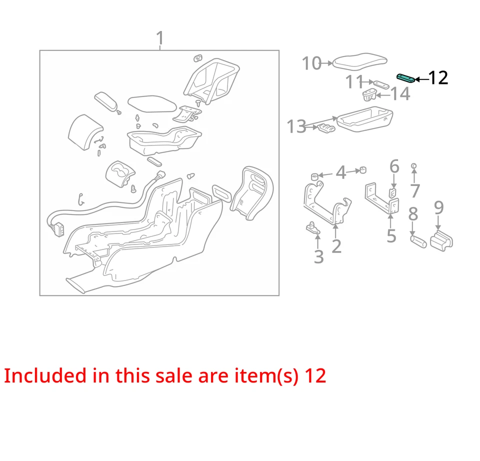 Funda para Cadillac Deville 2005 F/Asiento A/Rst HGE ALETA 88957986 - NUEVA OEM Foto 2 de 3