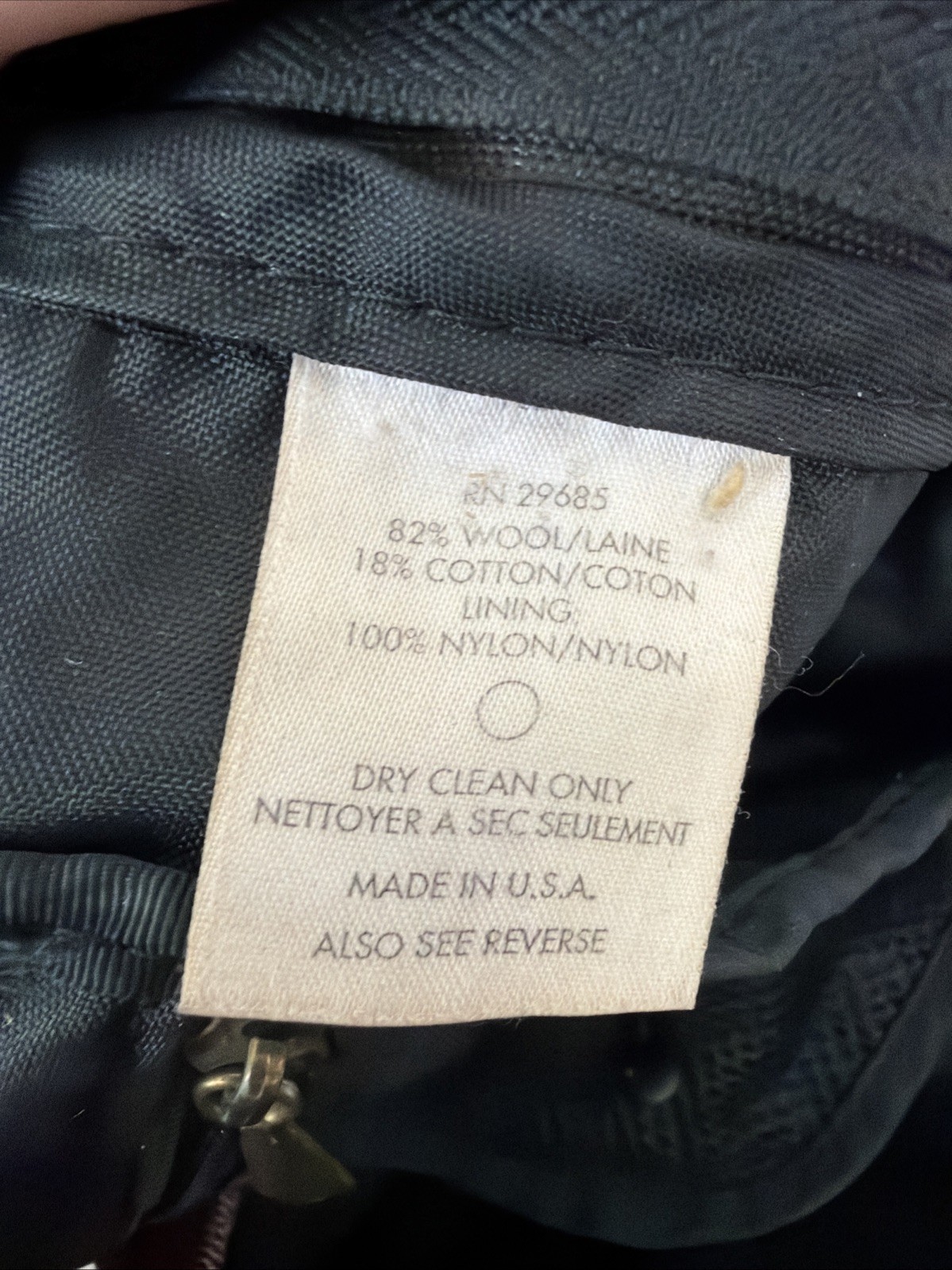 NWT Pendleton Full Size backpack, Wool $128 - image 9