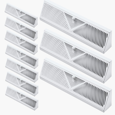 Floor Registers 18-Inch 10-Pack Floor Vents for HVAC Baseboard Registers