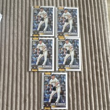 Topps 75 Rookie Baseball Card Lot Jacob Misiorowski Milwaukee Brewers 5 Cards