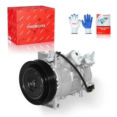 PHOBOOS A/C Compressor w/ Clutch for Jeep Compass Patriot 09-17 Dodge Caliber