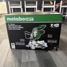 Metabo HPT C10FCG2M 15A 10" Single Bevel Compound Miter Saw New