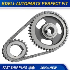Timing Chain Set Hd Double Roller For Ford Sbf 302 347 351w Windsor 5.0l 5.8l