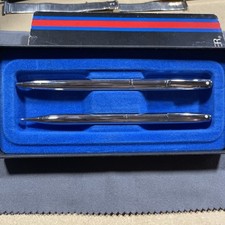 Vintage Sheaffer White Dot Silver Pen & Pencil Set Made in USA