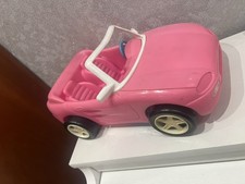 Vintage barbie convertible car light pink 1996