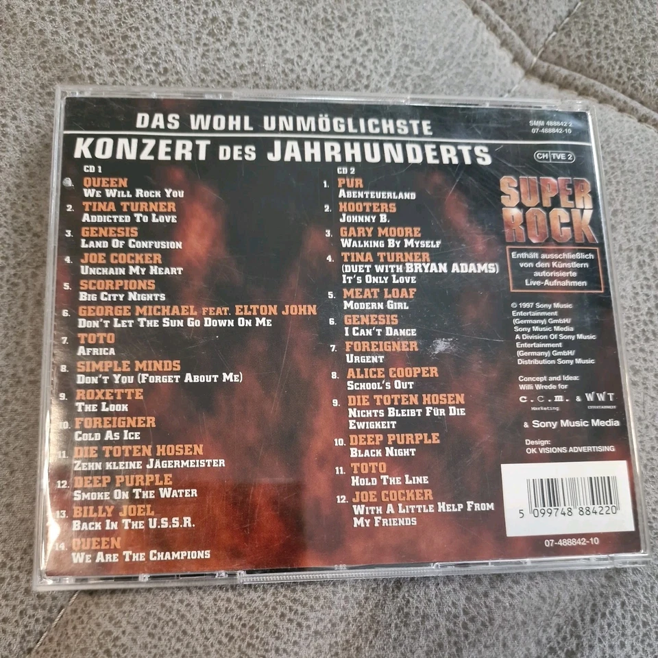 Super Rock-Elton John, Genesis Konzert Joe Cocker, Queen, Tina T.. [2 CD] - Bild 2 von 4
