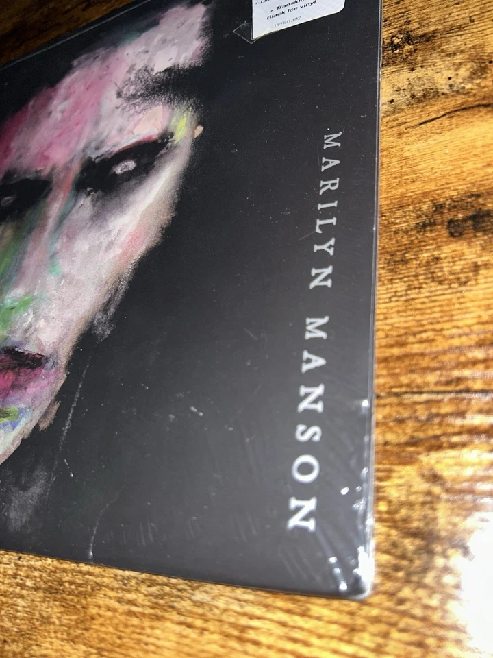 Marilyn Manson, WE ARE CHAOS, Black Ice Colored Vinyl LP + Art Print, NEW SEALED - Image 3 of 4