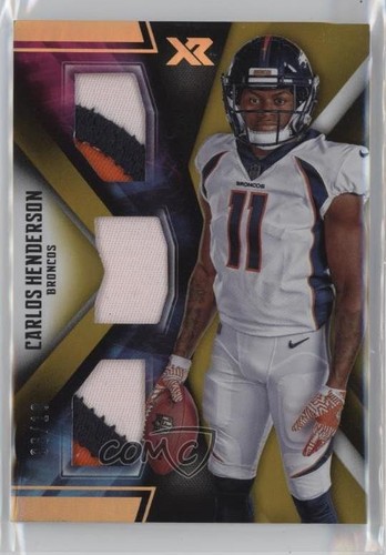 Carte à Collectionner Nico Collins Panini XR 2021 - Triple Menaces Matériaux Gold #2/10, Gradée SGC 9