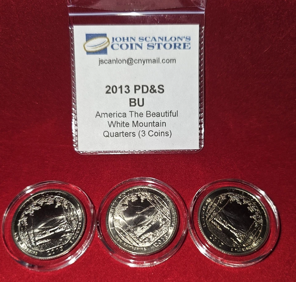 2013 American the Beautiful White Mountain  Cameo  Lot of 3 - Image 2 of 4
