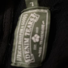 Denim Tears Men's Black Size Large