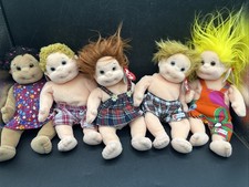 TY 10' Beanie Baby Kids Plush Dolls, 1992-1997, Lot of 5 retired