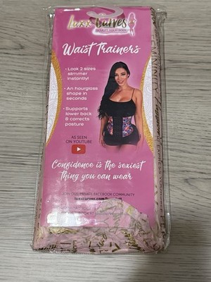 Luxx Curves Waist Trainer Beige Shapewear Corset Body Shaper Trainer Size 4XL