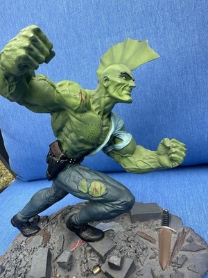 The Savage Dragon 9  Sculpture Statue Eric Larsen By Clayburn Vtg.