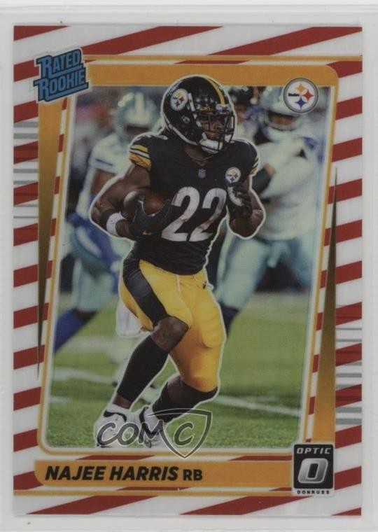 2021 Panini Donruss Optic Rated Rookie Freedom Prizm Najee Harris #213 6m7