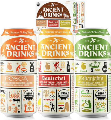 Electrolyte Drink Variety Pack USDA Organic Cider Vinegar Probiotics Hydration