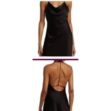 Minimalist Alice and Olivia Dabney Strappy Back Mini Dress Cocktail SZ 8