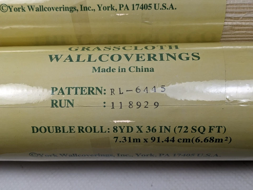 Papel tapiz de tela de hierba The Carlisle Co rollo doble 8 yardas (32 pies cuadrados) Foto 3 de 4