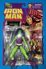 Hasbro Marvel Legends Iron Man Retro CLASSIC SHE-HULK Figure MIB