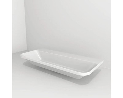 Devo Möbelwaschtisch Gloria 2.0 86 x 42 cm ohne Hahnloch weiß mit Beschichtung U