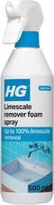 HG Limescale Remover Foam Spray, Kitchen & Bathroom Cleaner, Anti-Scale Surface.