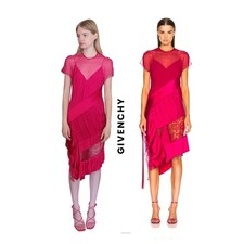 2018 Givenchy Runway Sample Dress Fuchsia Jac...