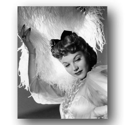 Jane Frazee Photo 8x10 Glamour Portrait 1942 Black And White