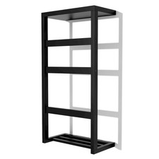 Bamboo Wall Blanket Ladder, 4-Tier Towel Racks, Bamboo Bath Towel Racks for B...