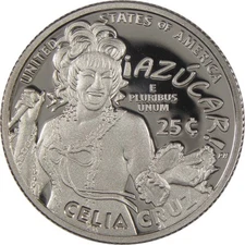 2024 S Celia Cruz American Women Quarter Choice Proof Clad 25c Coin