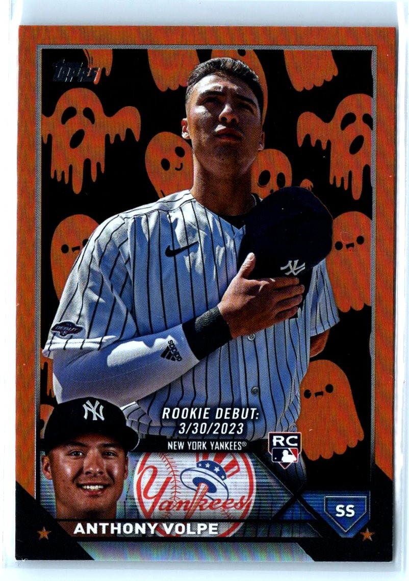 2023 Topps Update #US77 Anthony Volpe Ghost Foil RC SSP
