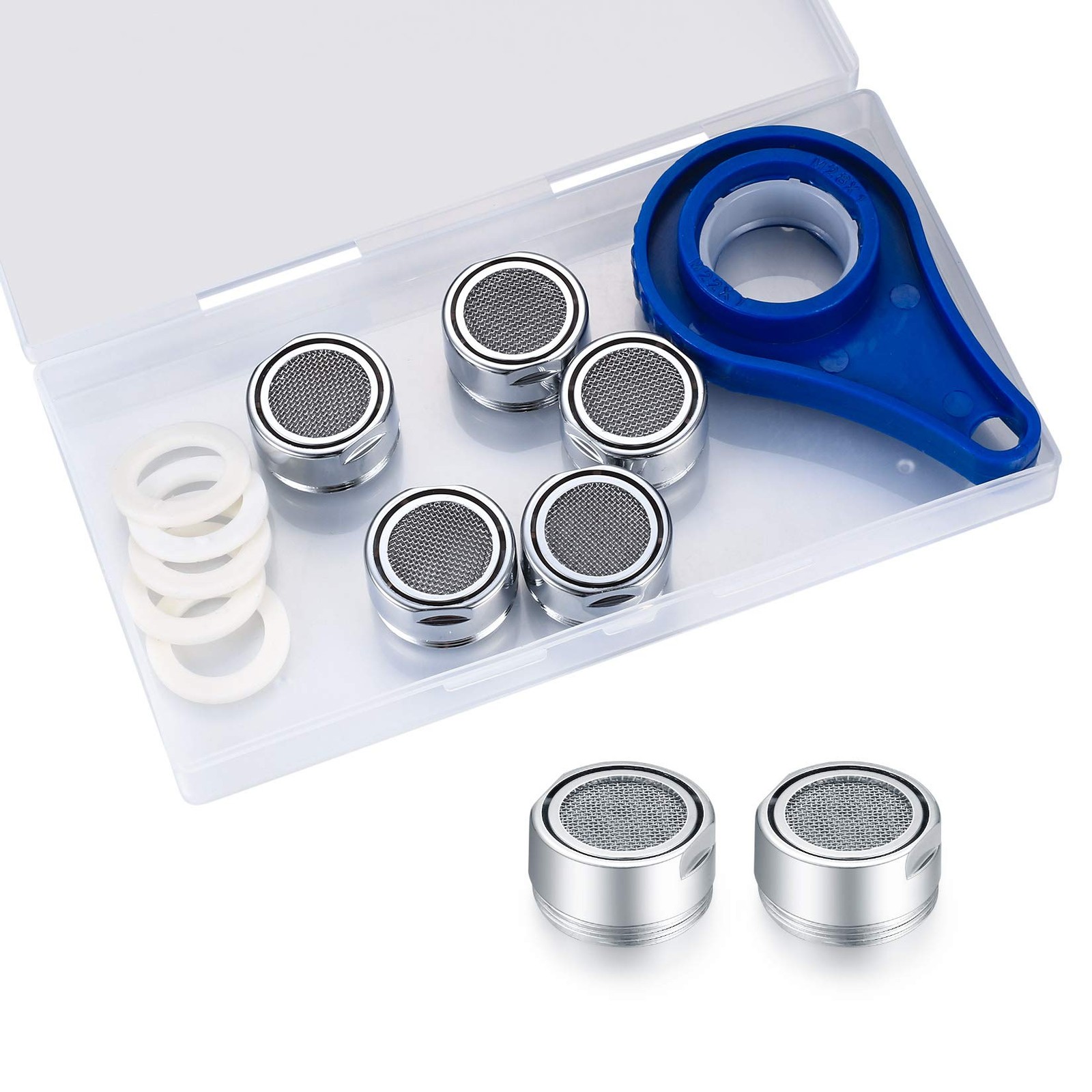 5 Pcs Tap Aerator, Nozzle Replacement Part, Faucet Aerator with...