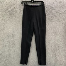 Ralph Lauren Purple Label Dress Pants Womens Size 6 Wool Black 24x29