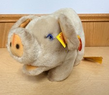Steiff Germany COSY PIGGY Stuffed Pig w/ Button Tag 5414/18 ID and Hang tag