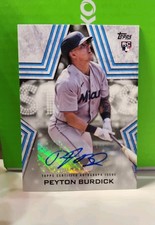 Topps 2023 Series 1 Baseball Stars Autographs Peyton Burdick Rookie #BSA-BUR
