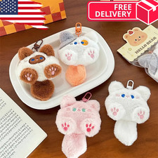 Cute Plush Cat Keychain Soft Cartoon Bag Charm Backpack Pendant Gift