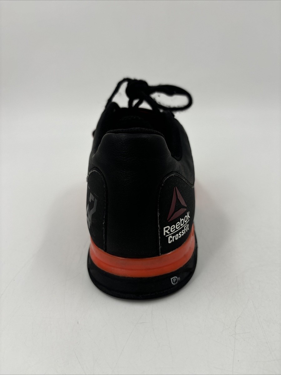 REEBOK CROSSFIT Shoes Mens Size US 7.5 CF74 Black Orange Training