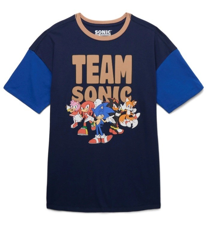 New Sonic The Hegemony Boys Graphic Tshirt Size XL(14-16)