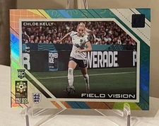 2023 Donruss Womens World Cup Chloe Kelly England RC Field Vision Blue /99