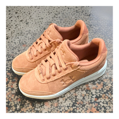 Under Armour Comfort Deluxe System Pink Suede Women's Sneakers US 7 EUR 38