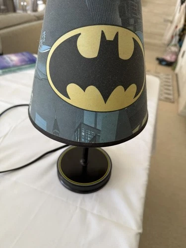 DC Comics Batman Lamp Dark Knight Golden Silver Age Book Vintage Childs