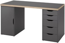 IKEA LAGKAPTEN ALEX Desk 140x60cm Office Desk with Drawer & Storage Unit
