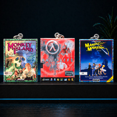 Big Box Mini Game Case Schlüsselanhänger Auswahl | Retro Keychain Geschenk