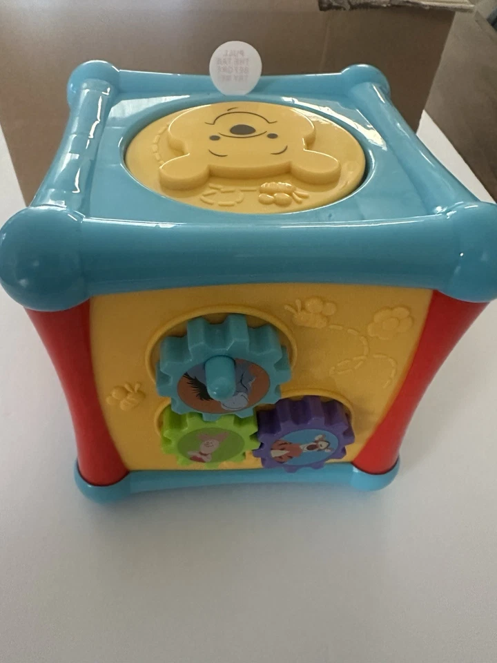 Disney Baby Winnie The Pooh Activity Cube Toy Toddler. - Image 3 of 4